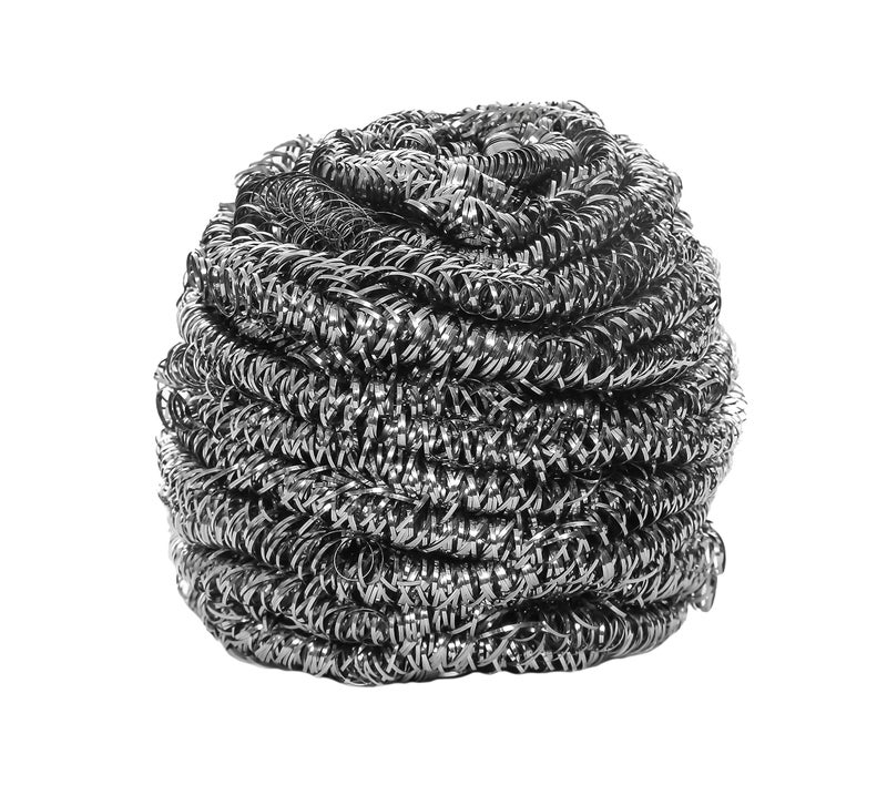 KingSeal 12 Count | KingSeal Stainless Steel Scrubbers, Scrub Pads, Heavy Duty, 50 gram Weight, Individually Wrapped - 1 Pack of 12 - Image 2